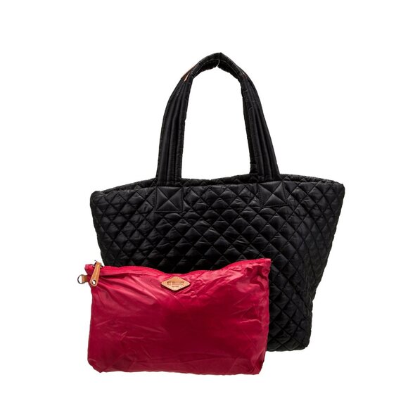 MZ Wallace Lingua Franca Give a Damn Medium Metro Deluxe Tote - Picture 3 of 5